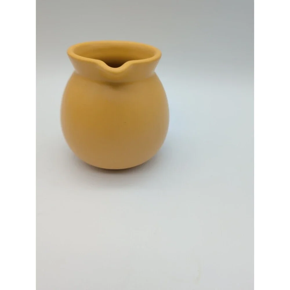 Chantel Stoneware Yellow Round Potbelly Creamer Pitcher Replacement